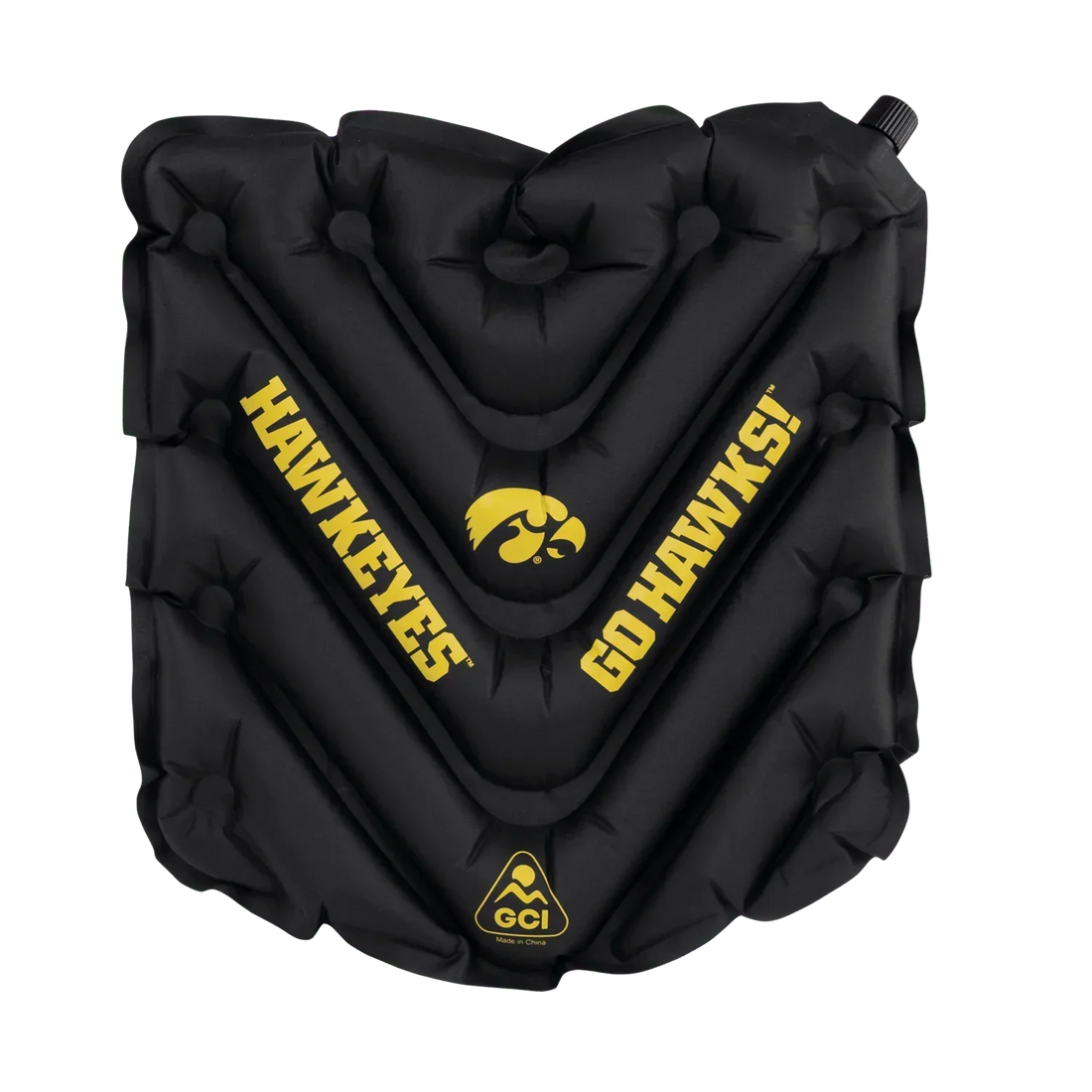 Ultra-Lightweight College V Seat Inflatable Stadium Cushion - Iowa Hawkeyes - Choice 157 - Ergonomic Portable Stadium Seat for Sports Events - Default Title