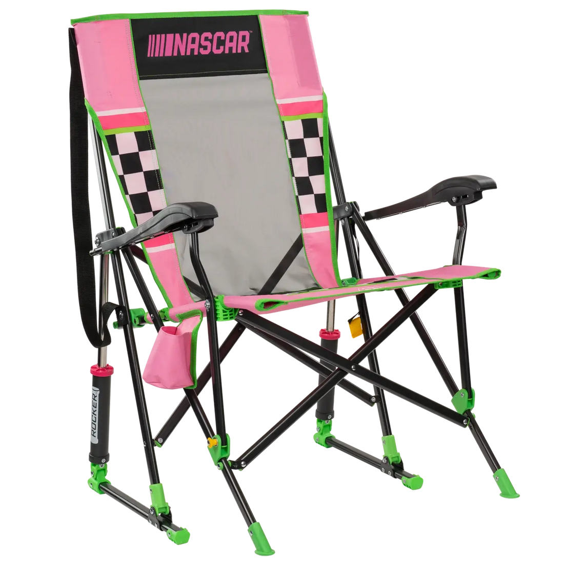 Heavy-Duty Freestyle RoadTrip Rocker - NASCAR For Her - Choice 560 - Heavy-Duty Kickback Rocker with Beverage Holder - Default Title