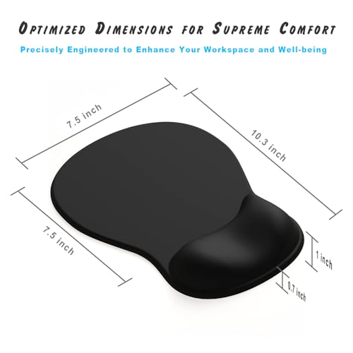 exclusive DEMON CHEST ErgoComfort Gel Wrist Rest Mouse Pad-Ergonomic Office