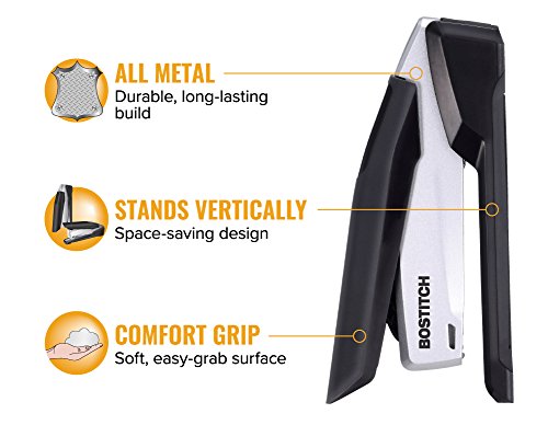 Smart Home Bostitch Office Executive Metal Desktop Stapler, 3 in 1 Spring Kit