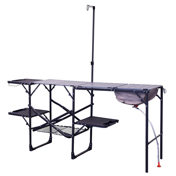 Heavy-Duty Camp Master Cook Station - Choice 171 - Portable Compact BBQ Grilling Tool Set - Default Title