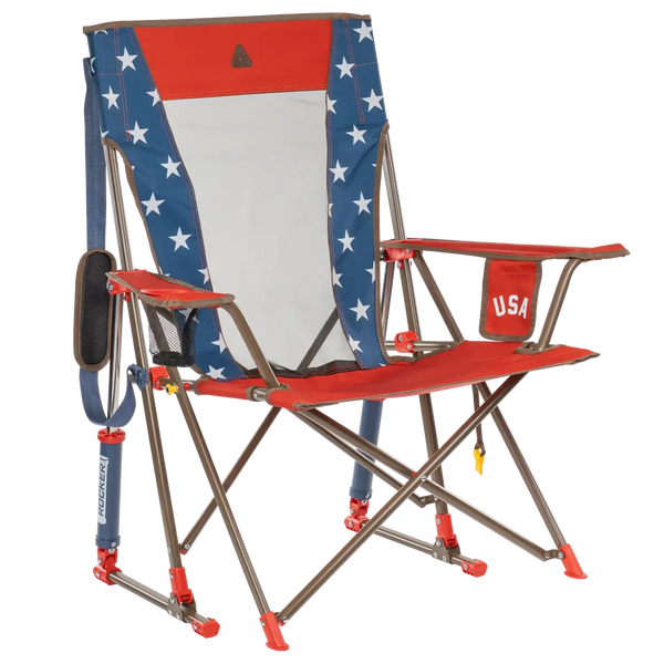 Smooth Motion Comfort Pro Rocker - USA Anniversary Deluxe - Choice 424 - RoadTrip Rocker Smooth Motion Camp Chair - Default Title