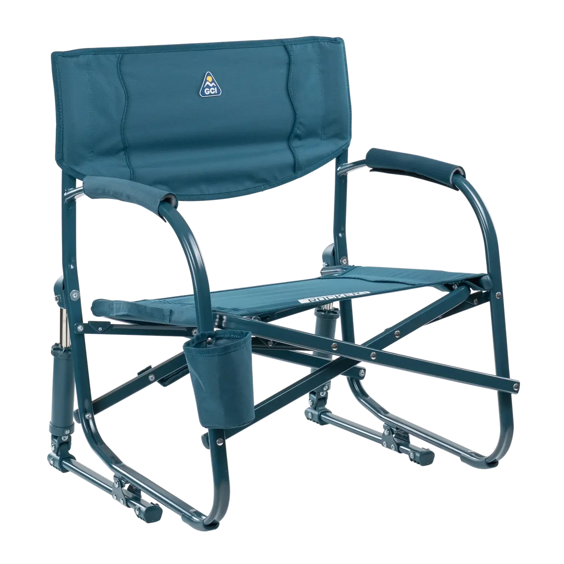 Heavy-Duty Freestyle Grab & Go Rocker - Choice 551 - RoadTrip Rocker Smooth Motion Camp Chair - Teal